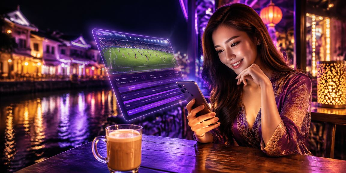 Pemain Malaysia menikmati pertaruhan sukan dalam talian bersama platform 1million di Melaka
